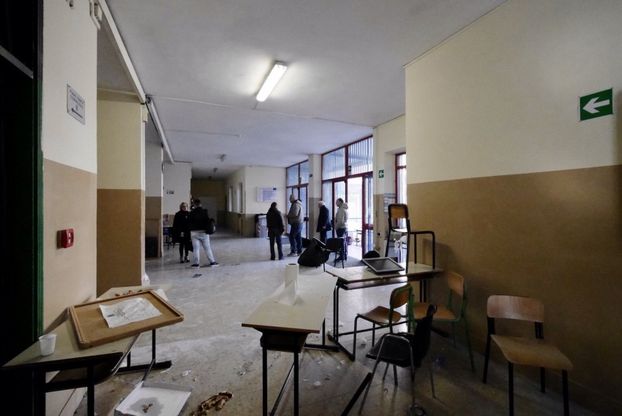 Devastato l'Istituto Galiani