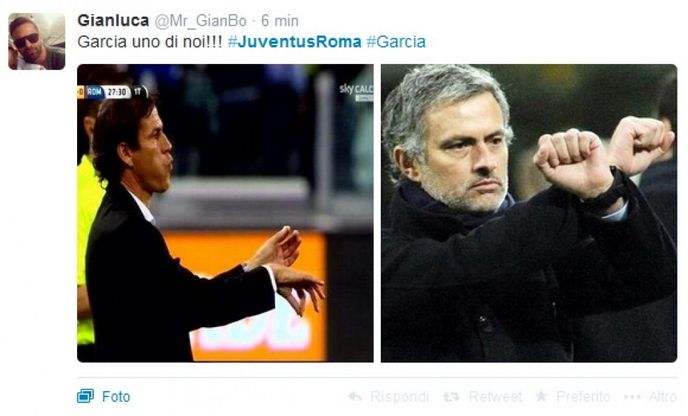 Juventus-Roma, i tweet imperdibili