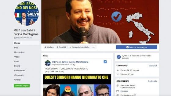 Il falso sito su Salvini raccoglie 63 mila fan. Molti leghisti non si accorgono della presa in giro e corrono a commentare