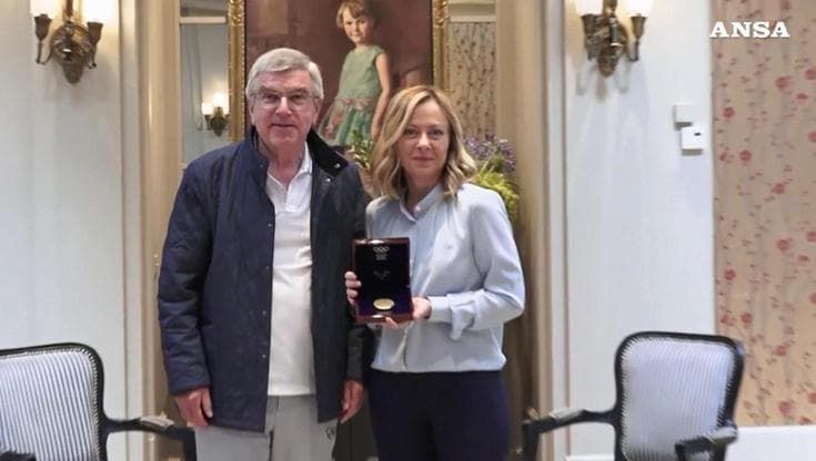 Caso Carini, Meloni incontra il numero uno del Cio Bach a Parigi