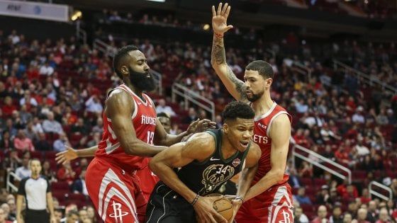 Basket, Nba: Antetokounmpo batte Harden, San Antonio cade a Memphis