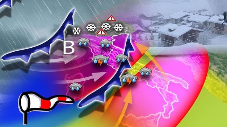 Previsioni meteo, ciclone polare e crollo delle temperature