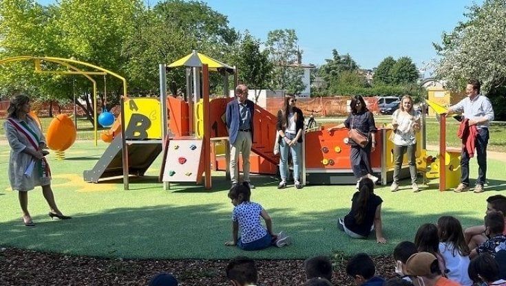 A Collecchio inaugurato Parco Anch'io per un divertimento senza barriere