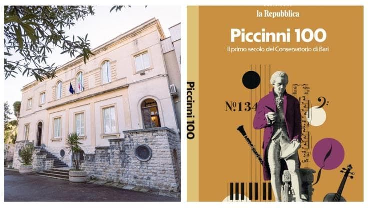 Formidabili 100 anni del Conservatorio Piccinni: “Una storia per sempre”. Sabato libro di Repubblica