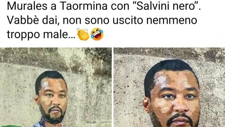 Salvini risponde a TvBoy: "Io nero? Non sono troppo male"