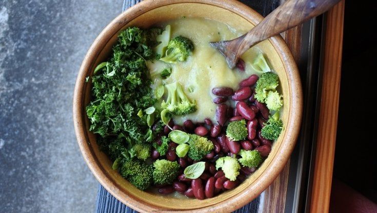 La zuppa di broccoli e fagioli
