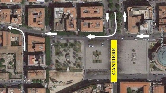 Palermo, da lunedì chiude piazza Ruggero Settimo: la nuova viabilità