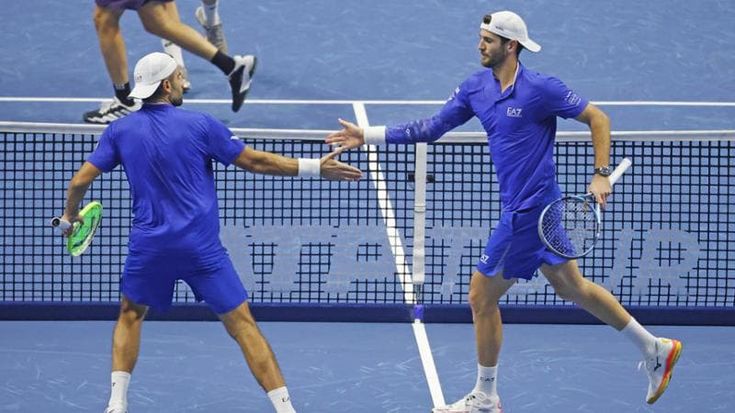 Atp, finalmente si gioca Bolelli-Vavassori show stasera Sinner in campo