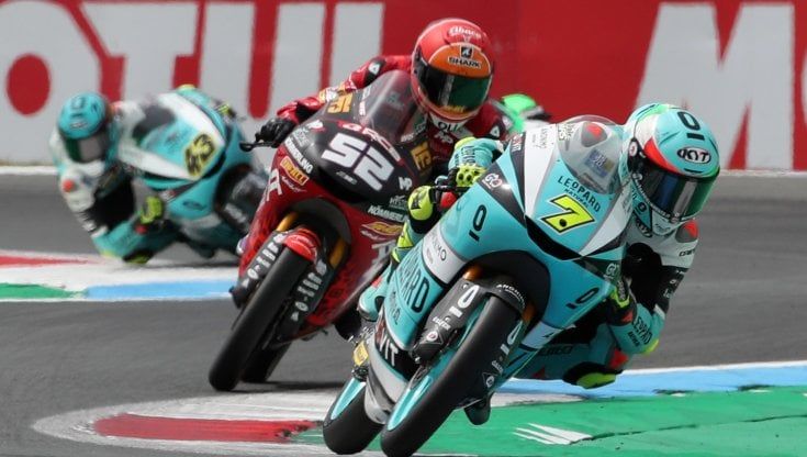 Moto3 nel segno dell'Italia ad Assen: vince Foggia, Fenati terzo