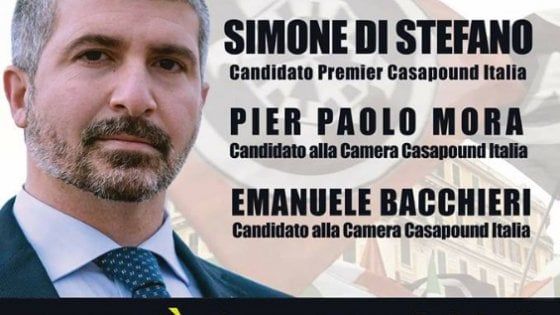 Elezioni, Di Stefano di CasaPound a Parma 