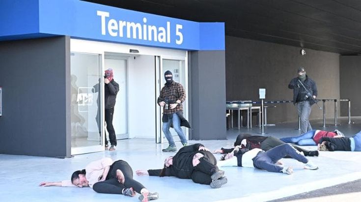 Bombe, spari e feriti al Terminal 5, all’aeroporto di Fiumicino l’esercitazione antiterrorismo