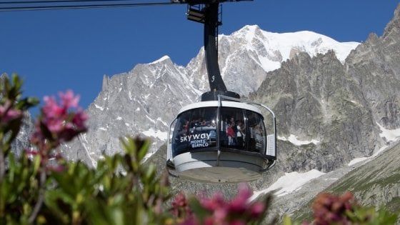 Estate in montagna sulle Alpi della Val d'Aosta