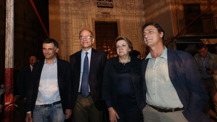 Letta a Palermo con Caterina Chinnici: "Bravissima". Ma il popolo dem non c’è