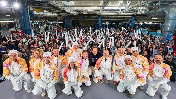 Fiat accende la Fiamma olimpica a Mirafiori