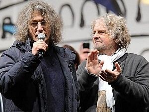 Casaleggio candidato nel 2004<br />in una lista "forzista" in Piemonte