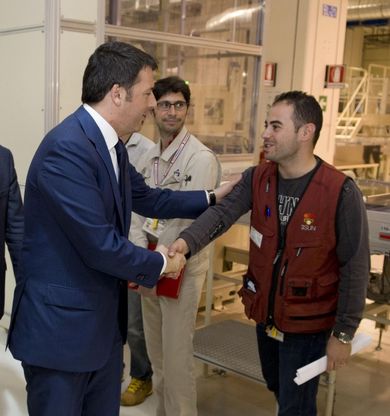 Il premier a Catania visita le fabbriche della Etna Valley