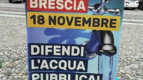 Referendum sull'acqua pubblica a Brescia: stravince il sì, ma votano in pochi