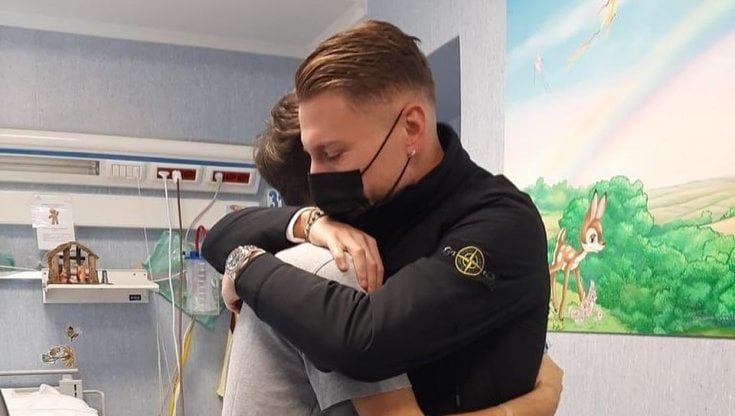 Lazio, Ciro Immobile in ospedale da Giulio, tifoso di 15 anni in attesa di trapianto