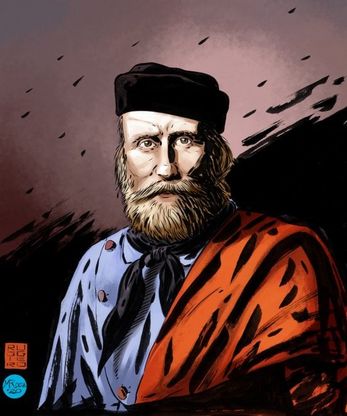 La storia in un disegno: Garibaldi, di Ruggiero e Rocca