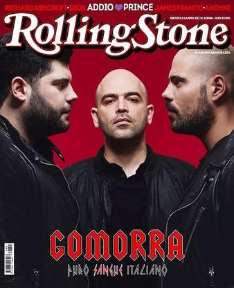Roberto Saviano e gli attori di "Gomorra" in copertina su Rolling Stone