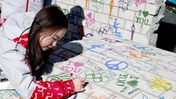 PyeongChang2018, inaugurato il murales della tregua olimpica