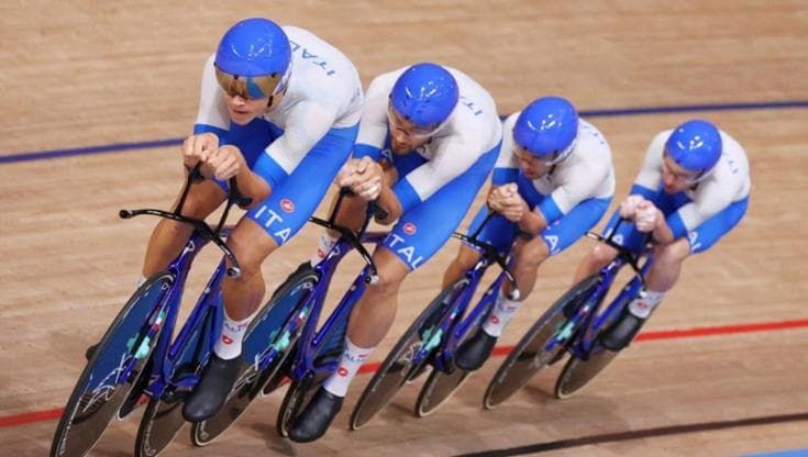 Tokyo 2020, da Ganna a Milan: chi è il quartetto che ha vinto l'oro nel ciclismo su pista
