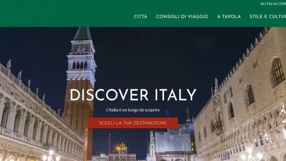 Nasce Discover Italy, Alitalia lancia il portale di promozione del turismo in Italia