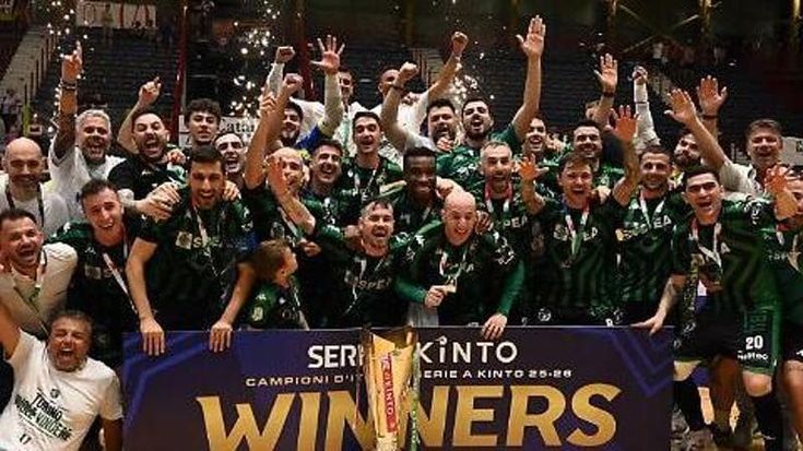 Torino campione d’Italia di futsal, i neroverdi L84 vincono lo scudetto contro il Catania