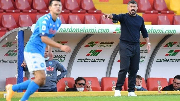 Napoli, Gattuso: ''Male nel primo tempo, poi la svolta''