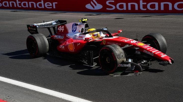 Hamilton contro il muro a Madrid nelle terze libere. Comanda Antonelli davanti a Leclerc