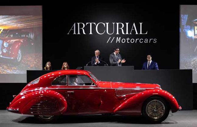 Asta record per un’Alfa Romeo d’epoca