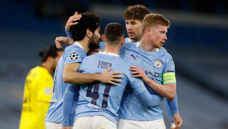Champions, Manchester City-Borussia Dortmund 2-1: Guardiola esulta al 90'
