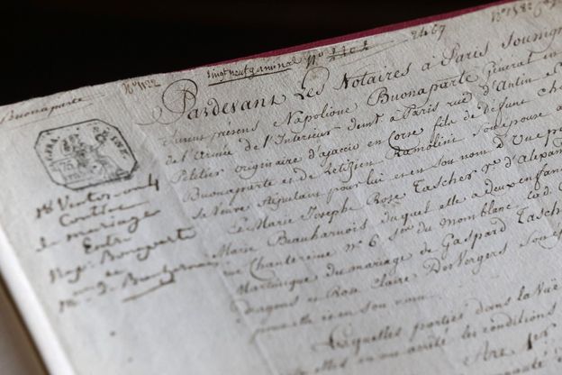 Napoleone, certificato di matrimonio all'asta per 100 mila euro