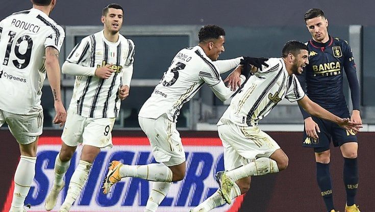 Coppa Italia, Juventus-Genoa 3-2: Rafia porta i bianconeri ai quarti