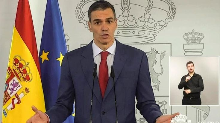 Sánchez, il discorso integrale: “Fermiamoci prima che sia troppo tardi”