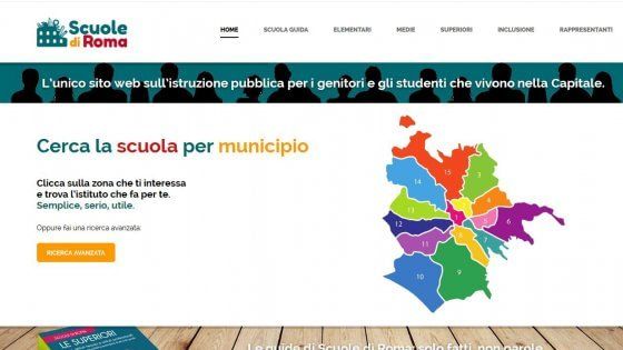Roma, la mappa delle scuole è online