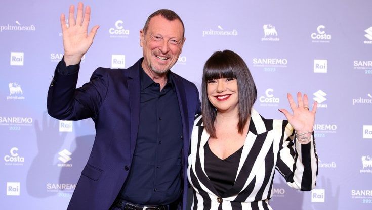 L'estetista cinica e Cathy La Torre all'Ariston
