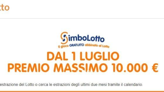 Simbolotto, l’estrazione di martedì 19 gennaio