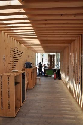 Woodbox, lo "scatolone" di legno che racconta l'edilizia del futuro