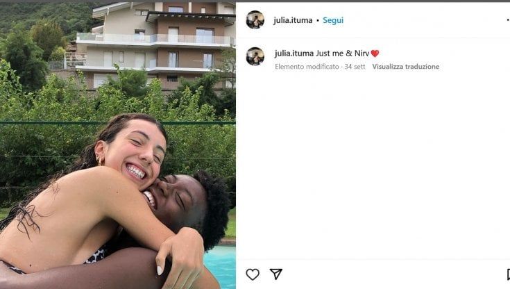 Julia Ituma, Virginia Adriano e l'ultima foto: "Lì sei felice, qui non lo eri"