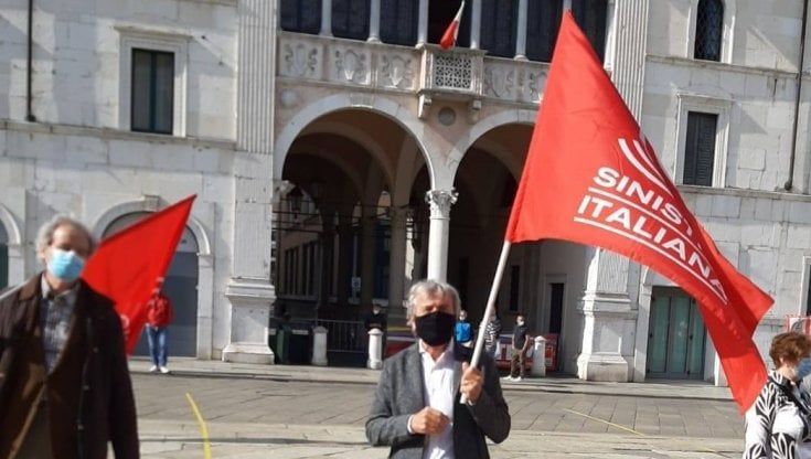 Brescia, blitz fascista con svastiche e insulti durante una riunione in rete di Sinistra italiana