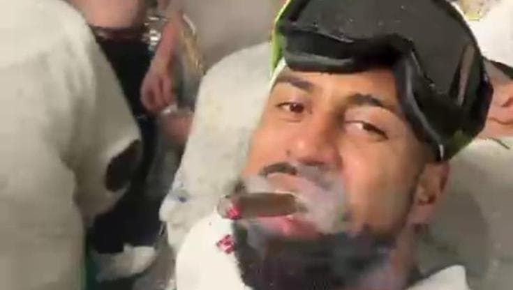 Baldonado, un italiano campione nel football canadese: nello spogliatoio con sigaro e champagne