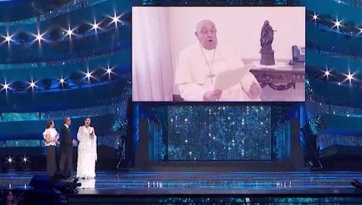 Sanremo, il Papa: "La musica è bellezza e strumento di pace, raggiunga il cuore di tutti"