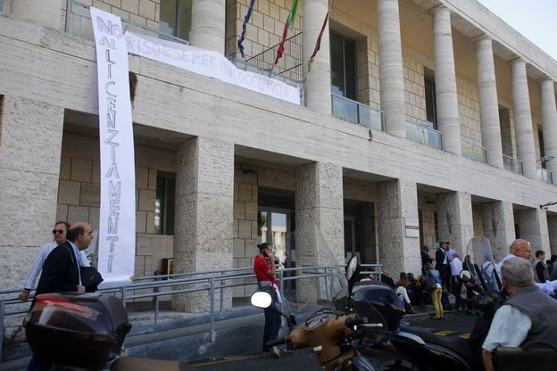 Risorse per Roma, la protesta dei dipendenti: "No ai licenziamenti"