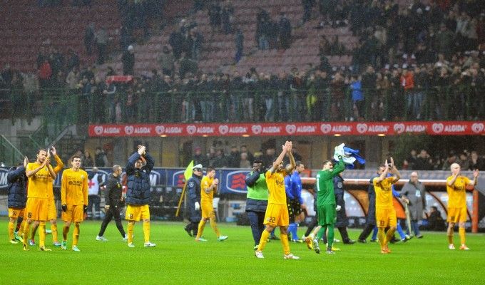 Milan-Verona, la polizia evita scontri tra ultras
