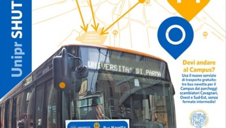 Arriva l'Unipr Shuttle Campus: navette dirette e gratuite per studenti e personale dell’università