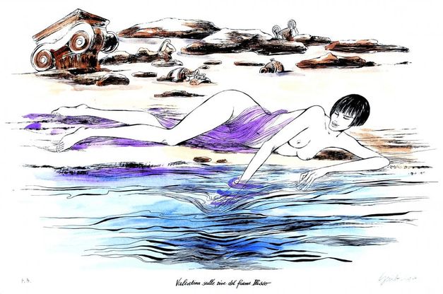 Valentina va all'asta a Torino, 15mila euro per un disegno