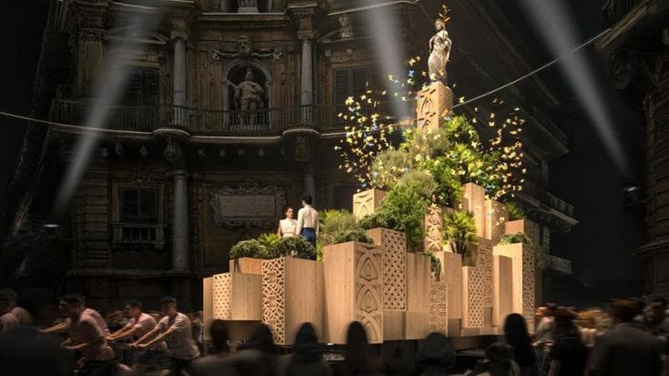 Palermo, in esclusiva il nuovo Carro Trionfale di Santa Rosalia