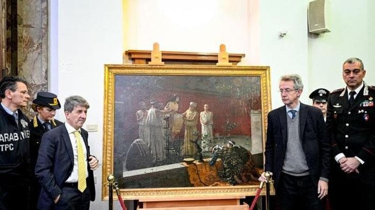 Napoli, restituito dal Getty “L’Oracolo di Delfo”. Il dipinto trafugato era finito a Los Angeles