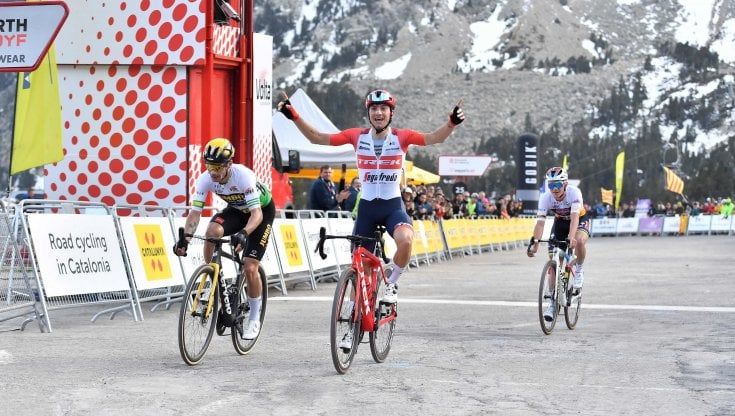 Catalogna, Ciccone straordinario: in salita batte Roglic e Evenepoel